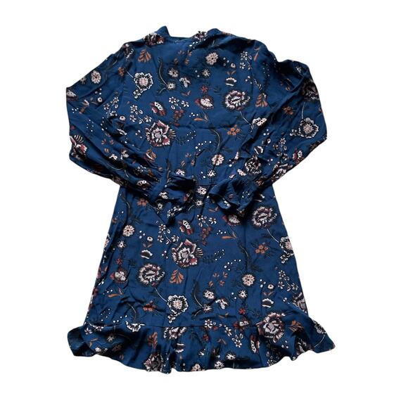 Sanctuary Womens/Teens Harvest Moon Blue Floral Flounce Dress Size Small Witchy - Picture 2 of 9